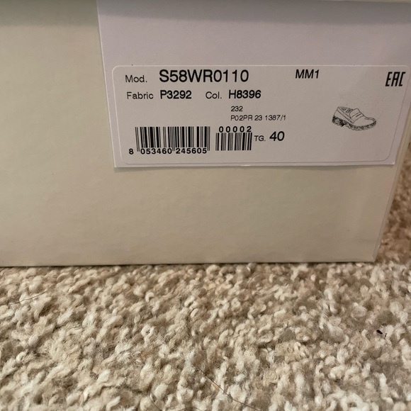 NWB MAISON MARGIELA Women's Sz EU 40 US 10 TABI COUNTRY LOAFER BLACK PATENT - Picture 4 of 6